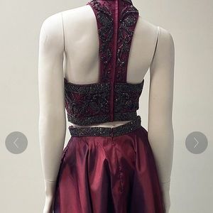 Sherri hill short purple formal dress 👗